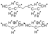 1,2-DIFERROCENYLETHANE, 98 结构式