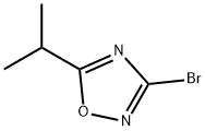 3-溴-5-异丙基-1,2,4-恶二唑 结构式