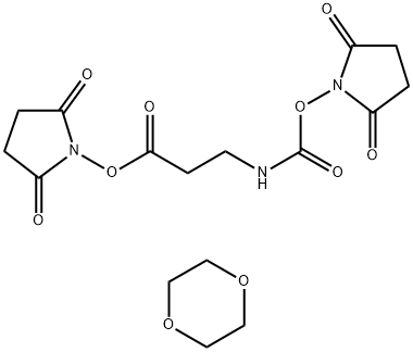 N-SucciniMidoxycarbonyl--alanine N-SucciniMidyl Ester 1,4- Dioxane coMplex 结构式