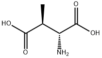(2S,3R)-2-氨基-3-甲基丁二酸 结构式