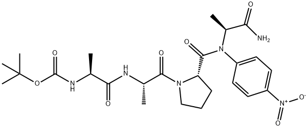 BOC-ALA-ALA-PRO-ALA-PNA 结构式