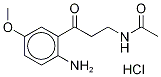 N--Acetyl-5-methoxykynurenamine, Hydrochloride 结构式