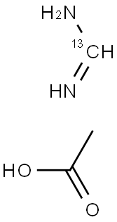 Formamidine-13C Acetate 结构式