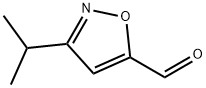 3-(丙-2-基)-1,2-噁唑-5-甲醛 结构式