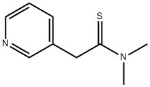 N,N-DIMETHYL-2-(PYRIDIN-3-YL)ETHANETHIOAMIDE 结构式