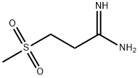 3-(甲磺酰基)丙脒 结构式