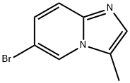 IMidazo[1,2-a]pyridine, 6-broMo-3-Methyl- 结构式