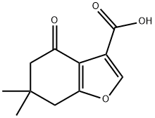 6,6-DIMETHYL-4-OXO-4,5,6,7-TETRAHYDRO-BENZOFURAN-3-CARBOXYLIC ACID 结构式