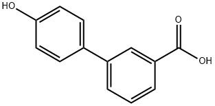 4-HYDROXYBIPHENYL-3-CARBOXYLIC ACID 结构式