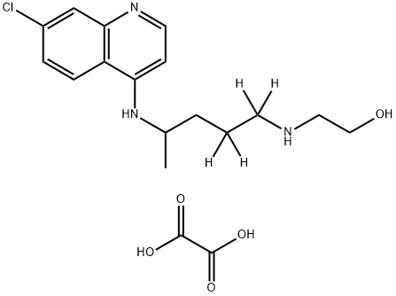 Cletoquine-d4 Oxalate 结构式