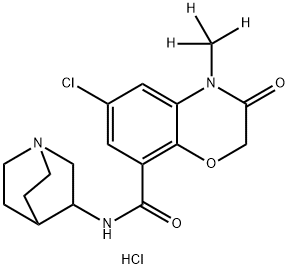 AZASETRON-D3, HYDROCHLORIDE 结构式