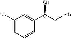 (R)-2-(3-氯苯基)-2-羟基乙胺 结构式