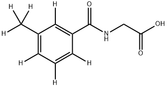 3-甲基马尿酸-D7 结构式