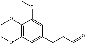 3-(3,4,5-TRIMETHOXY-PHENYL)-PROPIONALDEHYDE 结构式