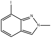 7-iodo-2-Methyl-2H-indazole 结构式