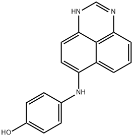 4-(6-perimidylamino)phenol 结构式