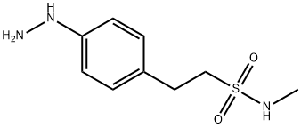 4-肼基-N-甲基苯基乙烷磺酰胺 结构式