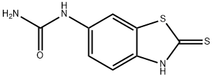 Urea, (2,3-dihydro-2-thioxo-6-benzothiazolyl)- (9CI) 结构式