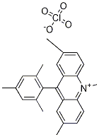 9-均三甲苯基-2,7,10-三甲基吖啶高氯酸盐 结构式