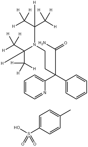 Disopyramide-d14 Tosylate Salt 结构式