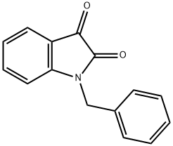 1-苄基-1H-吲哚-2,3-二酮 结构式