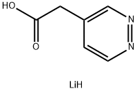4-哒嗪乙酸锂盐 结构式