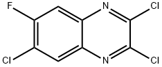 2,3,6-三氯-7-氟喹喔啉 结构式