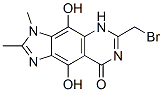 8H-Imidazo[4,5-g]quinazolin-8-one,  6-(bromomethyl)-3,5-dihydro-4,9-dihydroxy-2,3-dimethyl-  (9CI) 结构式