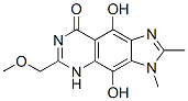 8H-Imidazo[4,5-g]quinazolin-8-one,  3,5-dihydro-4,9-dihydroxy-6-(methoxymethyl)-2,3-dimethyl-  (9CI) 结构式