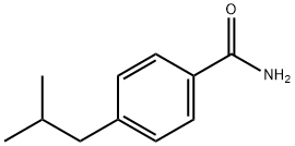 4-(2-甲基丙基)苯甲酰胺 结构式