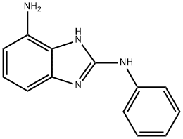 1H-Benzimidazole-2,7-diamine, N2-phenyl- 结构式