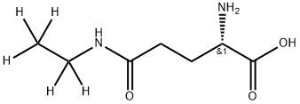 L-茶氨酸-D5 结构式