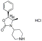 (4r,5s)-4-methyl-5-phenyl-3-piperidin-4-yl-1,3-oxazolidin-2-one hydrochloride 结构式