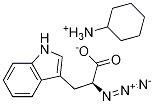 (S)-2-叠氮-3-(3-吲哚基)丙酸 环己铵盐 结构式