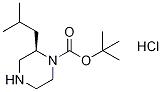 (R)-1-BOC-2-异丁基哌嗪盐酸盐 结构式