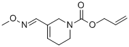 1(2H)-Pyridinecarboxylic acid, 3,6-dihydro-5-((methoxyimino)methyl)-,  2-propenyl ester 结构式