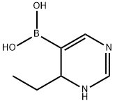 6-ETHYL-1,6-DIHYDROPYRIMIDIN-5-YLBORONIC ACID 结构式