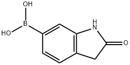 OXINDOLE-6-BORONIC ACID 结构式