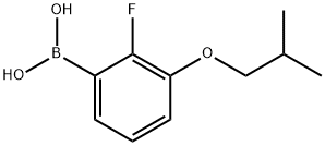 2-FLUORO-3-ISOBUTOXYPHENYLBORONIC ACID 结构式