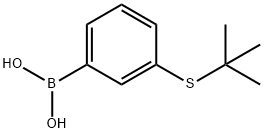 3-(T-BUTYLTHIO)PHENYLBORONIC ACID 结构式