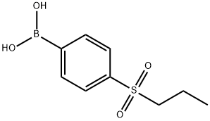 4-(PROPYLSULFONYL)PHENYLBORONIC ACID 结构式