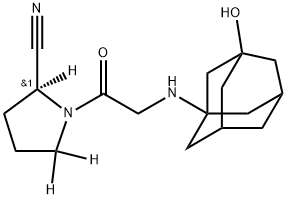 Vildagliptin 结构式