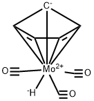 三羰基(环戊二烯基)氢化钼(I) 结构式