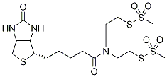 N,N-Bis(ethylmethanethiosulfonate) Biotinamide 结构式