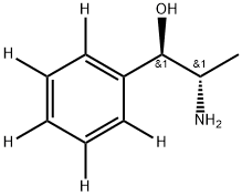 PhenylpropanolaMine-d5 结构式