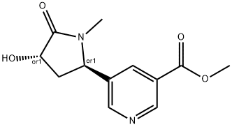 rac trans-3'-Hydroxy Cotinine-3-carboxylic Acid Methyl Ester
 结构式