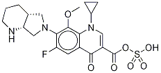 Moxifloxacin Acyl Sulfate  
(Discontinued) see M745030
 结构式