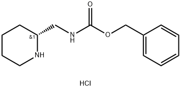 (R)-(哌啶-2-基甲基)氨基甲酸苄酯盐酸盐 结构式