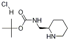 (R)-(哌啶-2-基甲基)氨基甲酸叔丁酯盐酸盐 结构式