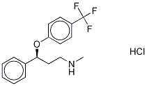 (R)-Fluoxetine-d5 Hydrochloride 结构式